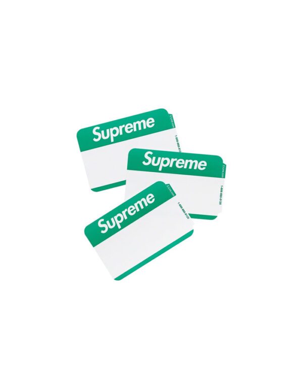 Stickers Supreme My Name Is Green